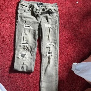 Aeropostale Skinny Jeans Gray
